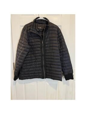 :) Sam Edelman Puffer Jacket Lightweight Quilted Full Zip Black XL [COPY]